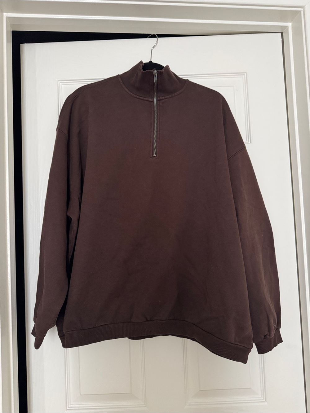 Women’s Skims Boyfriend Fleece Slouchy Half-Zip Pullover
